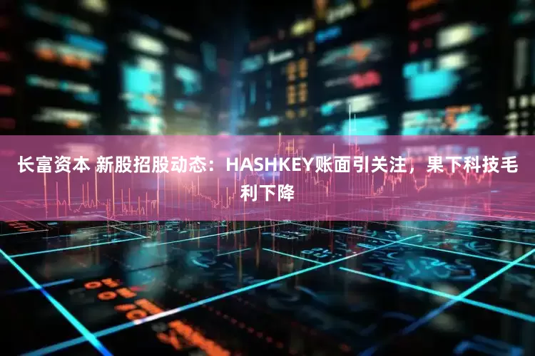 长富资本 新股招股动态：HASHKEY账面引关注，果下科技毛利下降